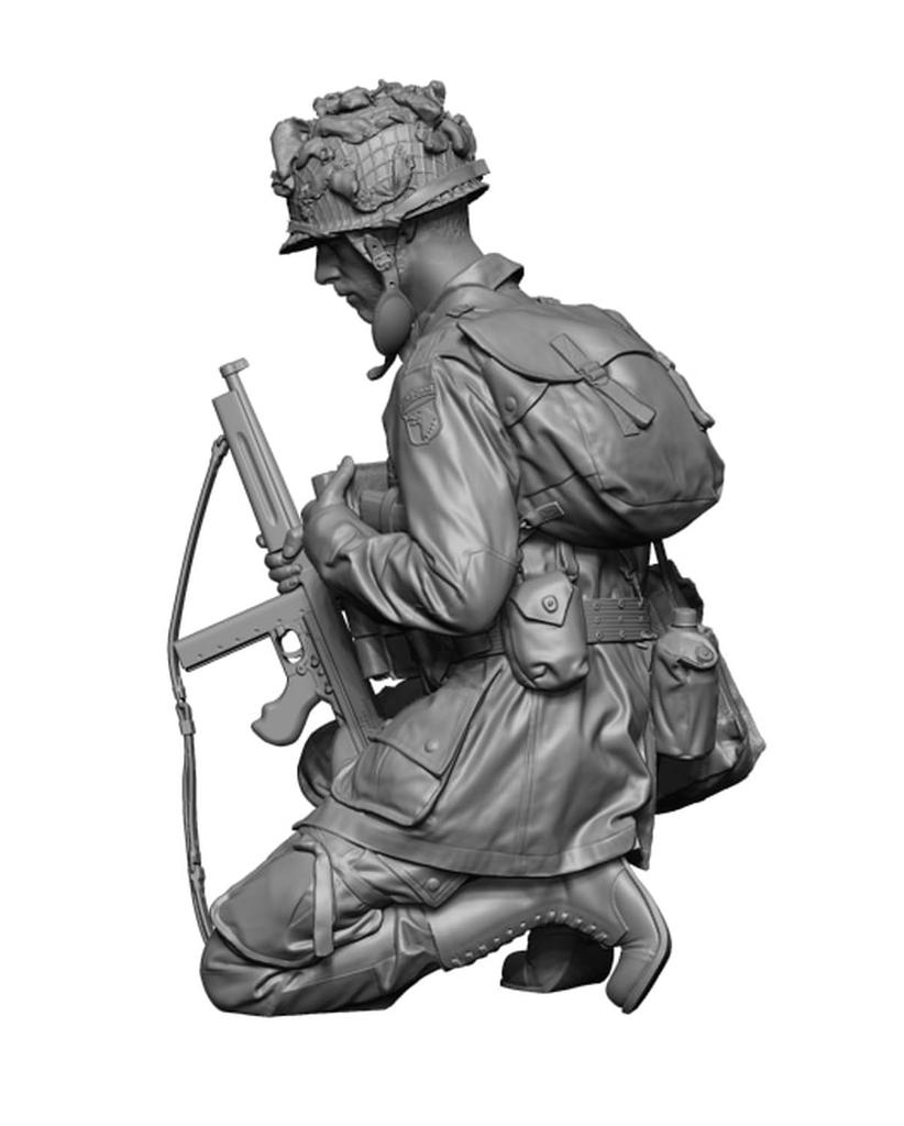 H3 Model 1/35 WWII US Airborne Division Battle of France #2 3D Printer Kit HS35112 (Human)