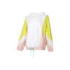 Color-Block Thickened Pullover Hoodie for Women White