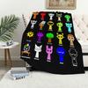 Sprunki Incredibox Game Blanket Plush Nap Sofa Rug for Living Room Warm Office Bedroom Birthday Home Travel Kid Gifts