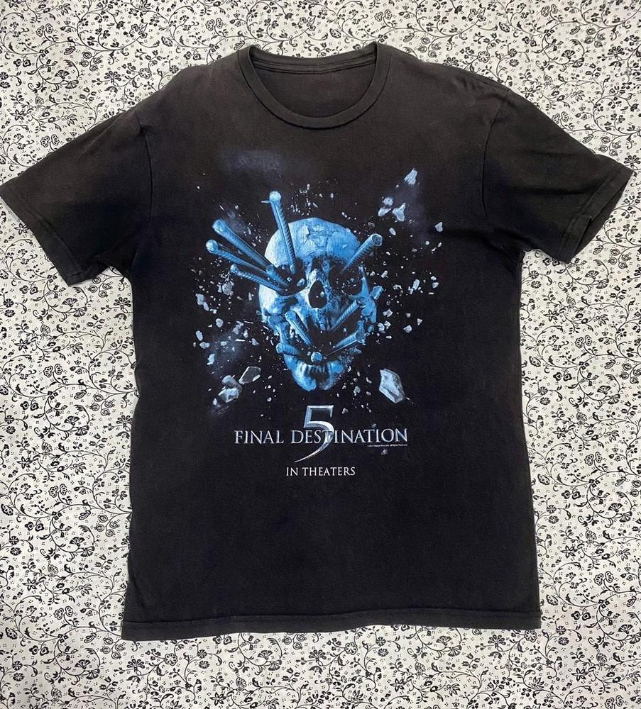 Винтажная футболка 2003 года Фильм «Пункт назначения 5» Унисекс S-5XL Футболка РЕПРИНТ НОВАЯ Унисекс Футболка XXXXL