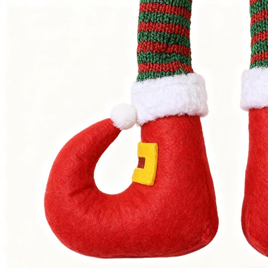 Trunk Ornaments Santa Claus Pendant Christmas Santa Claus Legs For Wreath For Tree Home Automobile SUV Truck Motorcycle RV