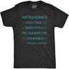 Mens Intelligence Is The Ability To Adapt To Change Tshirt Funny Stephen Hawking Quote Novelty Tee