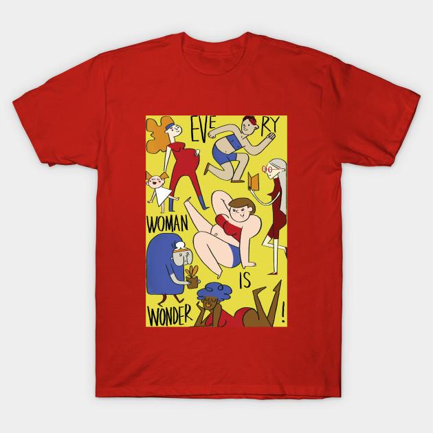 

Men Black Print T-shirt Wonder Women No-Cut Transfer Paper Print Cotton Tshirt 2XL червоний
