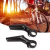 Mountain Bike Handlebars Bar Ends 1 Pair Carbon   3K L Shape Ergonomic Road Bike Bar Ends for 22.2mm Bike Handlebar