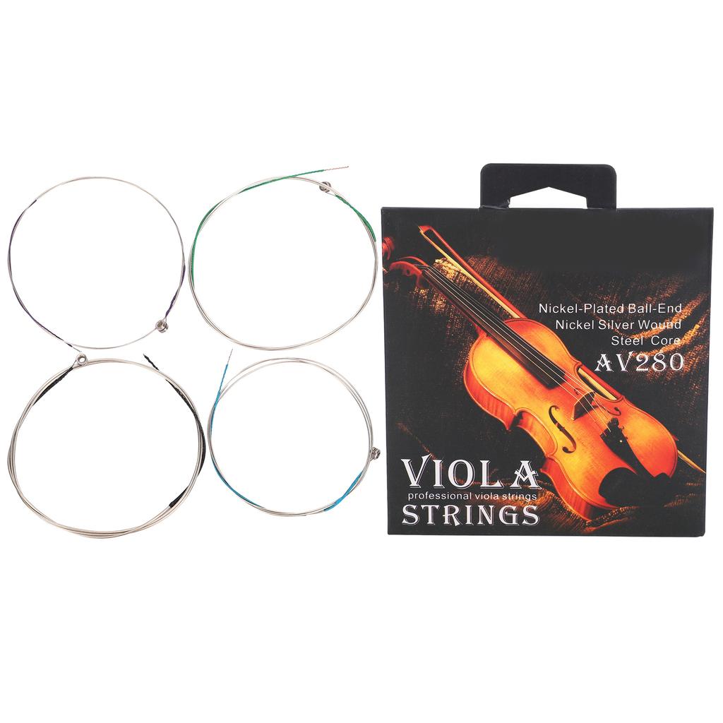 4 Pcs Set Universal Full Set Professional Viola Strings E A D G for 14 16  Violas