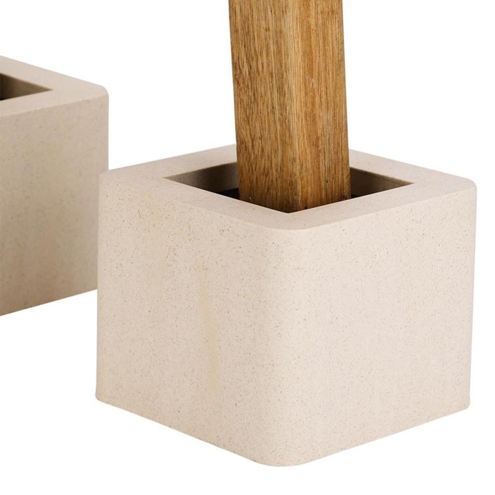 4Pcs/Set Ceramic Simulated Plastic Home Furniture Leg Risers for Table Desk Bed Sofa Wardrobe