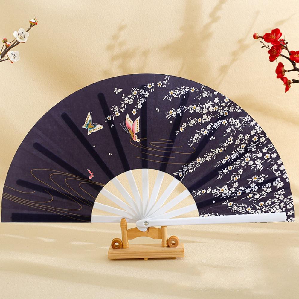 28cm kung-fu vějíř z plastových kostí, taneční vystoupení, vějíře z čínského umění, dárek, svatební večírek, dekorace