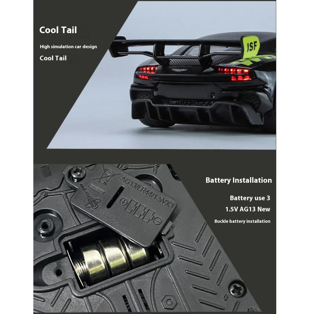 1/32 Scale Simulation Martin Vulcan Alloy Car Model, Children's Sound and Light Toys, Desktop Collection Ornaments for Boys Gifts