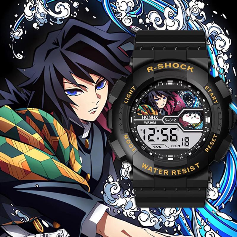 Anime Demon Slayer Armbåndsur Agatsuma Zenitsu Nezuko Tanjirou Kvarts Klokke Gave