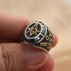 Vintage 316L Stainless Steel Masonic Letter Ring for Men Women Free Mason Masonic G Ring Fashion Vintage Jewelry Gift Wholesale