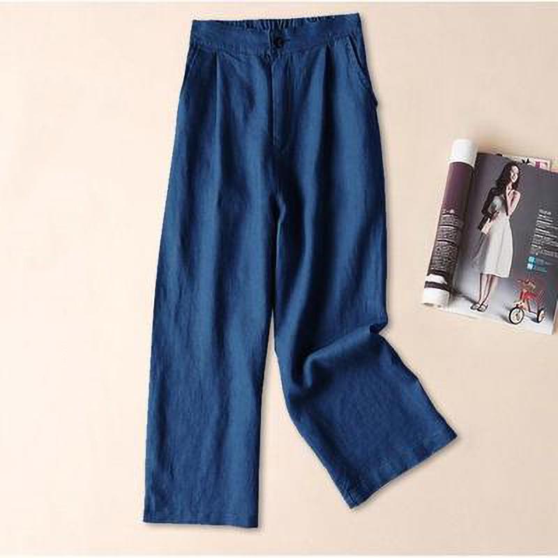 Wide leg Pants Women's Summer Pants Student Loose Pants Casual Women