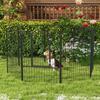 8 Panels Heavy Duty Puppy Playpen, for Large, Medium Dogs, Indoor and Outdoor Use - Black
