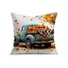 Autumn Rural Decor Pillowcase Cushion Polyester 45x45cm Throw Pillow Cover Sofa Chair Bed Cushion Cover Pillowslip Home Decor