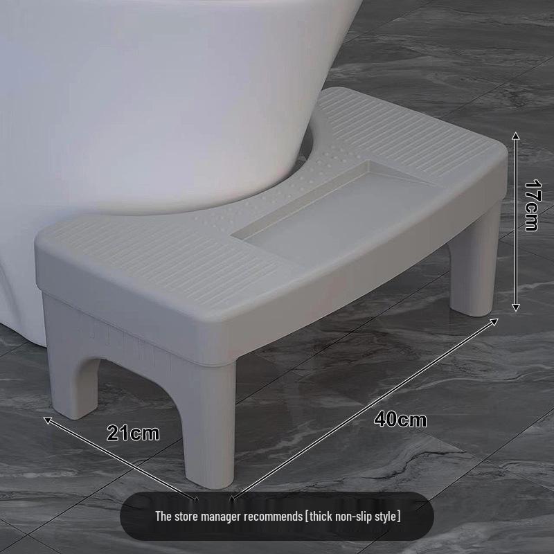 Thick Household Toilet Stool: Squat Pit Footstool & Kids Pedal