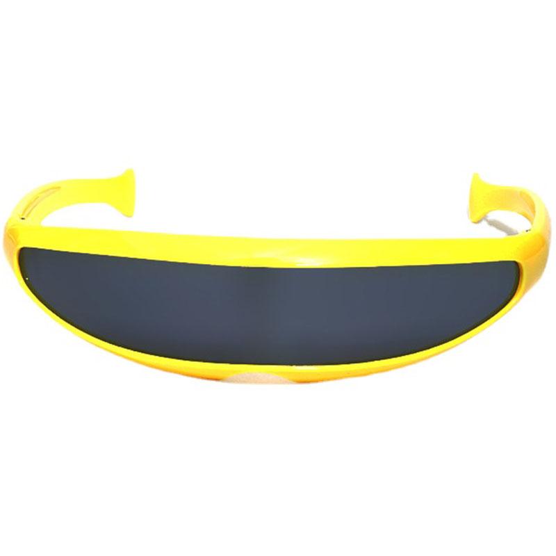 New Cyberpunk Sunglasses Women Men Futuristic UV400 Protection Vintage Designer Shades Gafas De Sol