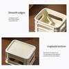 Creative Snack Bowl Mini Basket-Shaped Dish for Fruit Fries Multi-Purpose Small Ceramic