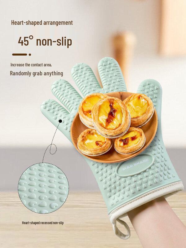 ZISIZ Silicone Heat Resistant Kitchen Glove