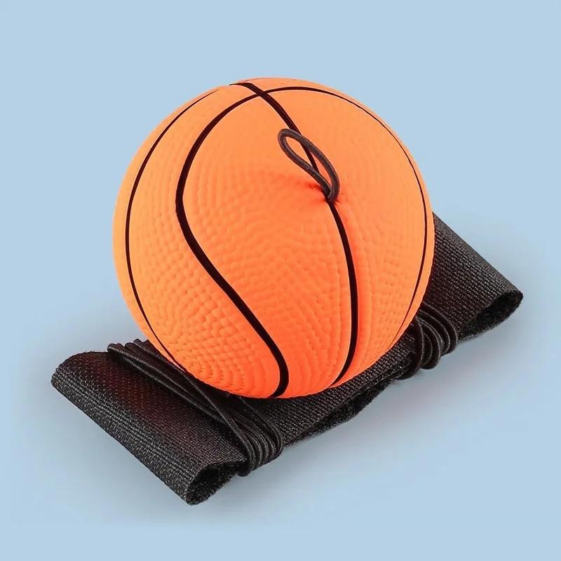 Pelota Esponja De Retorno Elástica Para Niños, JuegoCuerdas Nailon, Ejercicios, Pelota Mano Goma, Juguetes Para
