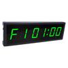 Digital Wall Clock 7   Color Timer Function 6 Digits Electric Wall Clock with Remote Control for Living Room Bedroom Kitchen  