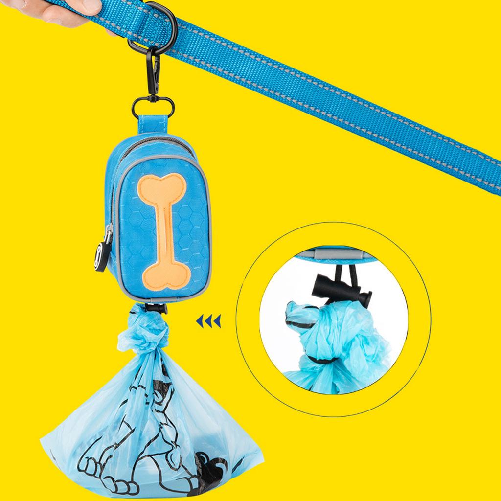 Držák na sáčky na psí exkrementy Vodotěsná látka Dávkovač sáčků na psí exkrementy Venkovní procházky Dávkovač sáčků na exkrementy pro výcvik psů Běh