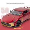 1/24 Niaasn GTR 50 Alloy Sports Car Model Diecasts Metal Toy Race Car Model Sound and Light Simulation Collection Childrens Gift