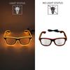 Festival Glowing Glasses With Lights Birthday Luminous LED Party Glasses Bar Club Props Fluorescent Neon Glasses Supplies