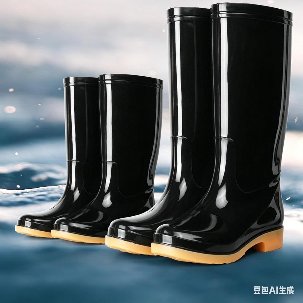 Rain Shoes Women's Medium Tube Waterproof High Tube Non-slip Rain Boots Women's Short Tube Adult Warm Cotton Low Tube Water Shoes Women