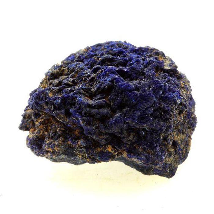 Pierres et Minéraux. Chessylite ( Azurite ). 25.5 ct. Chessy-les-Mines, France.