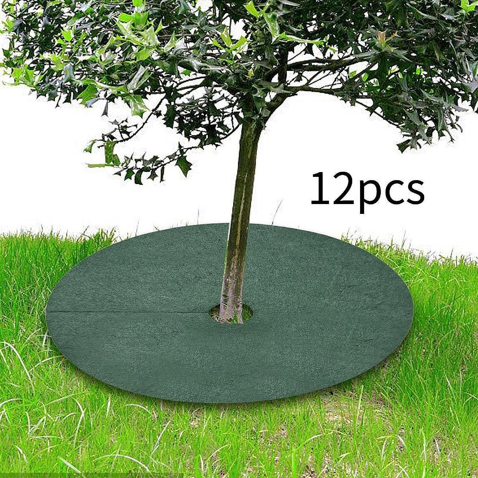 

12 шт. для колец для контроля травы, коврики защиты Barrera 32cm and 4cm Hole