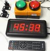 1,5-Zoll 4-stellige LED-Timer-Stoppuhr mit Knopf, tragbar für Wettkampf, Gaming, Fitness, digitale Countdown-Uhr, klares Display