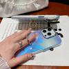 Dla iPhone 15 Pro IMD Elektroplaterowane Etui na Telefon Ring Kickstand Matowe PC+TPU Pokrowiec