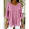 Women S Denim V Neck Long Sleeve Street Fashion Top