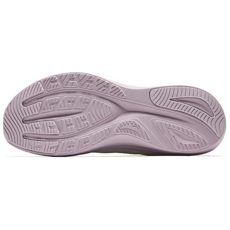 Anta Light Cloud Comfortable Versatile Breathable Lightweight Low-Top Casual Running Shoes Women sneaker White Purple 122515523--4