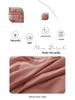 "Pure Color Sanded Four-Piece Bedding Set - Simple Style Quilt, Bedsheet for Dorms, Autumn/Winter."