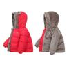 Autumn and Winter Children's Lamb's Wool Coat Winter Cotton Clothes Boys Thickened Warm Jacket New Girls Solid Fashion Casual Outerwear 2-6 Years