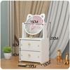 Multifunctional Drawer Makeup Mirror & Skincare Organizer