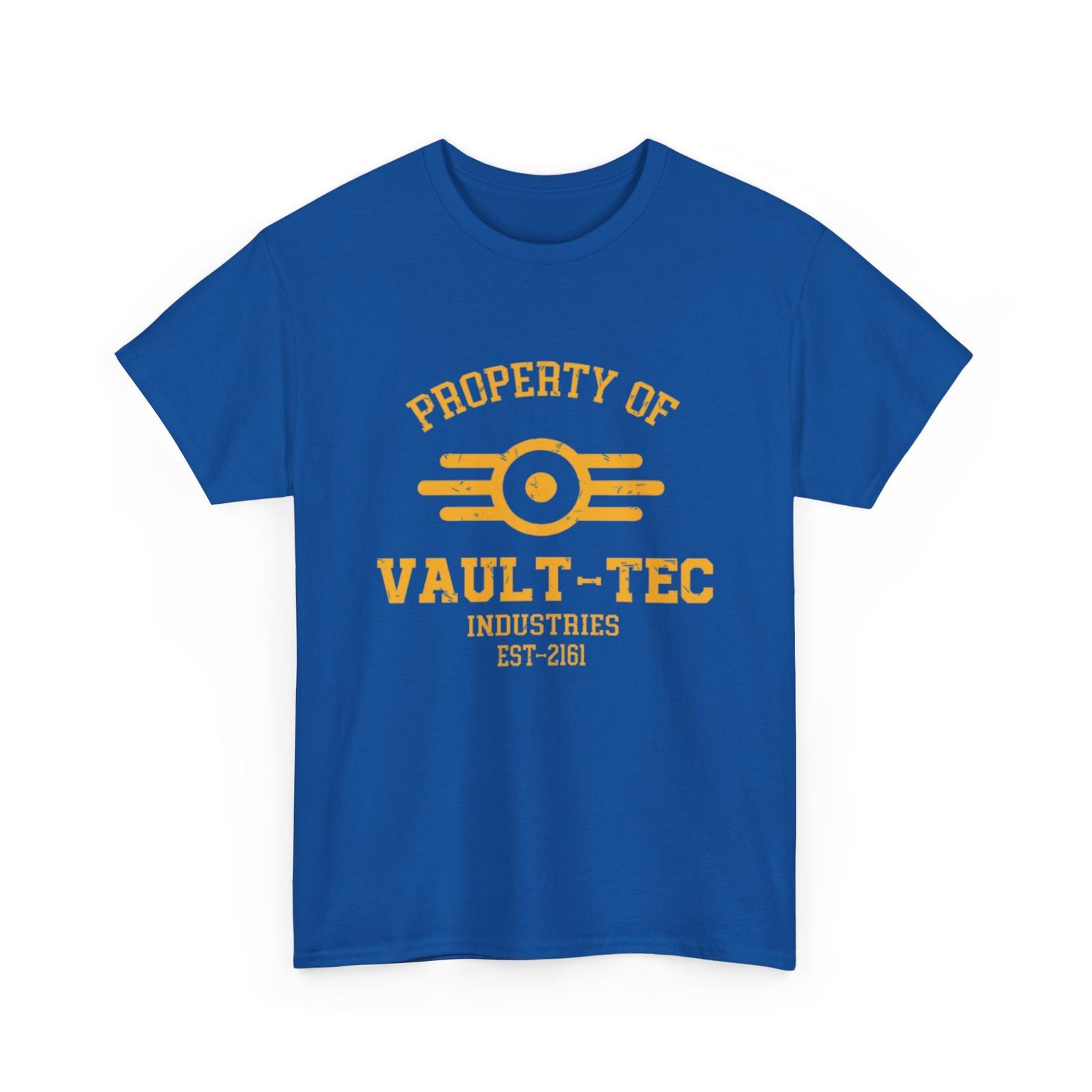 Fallout TShirt Vault Tec Shirt Property Of Vault Tec Industries Est 2161 Tee XXL