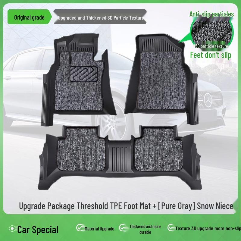 Seven-Seater TPE Waterproof & Dirt-Proof Floor Mats for Buick GL8 652T