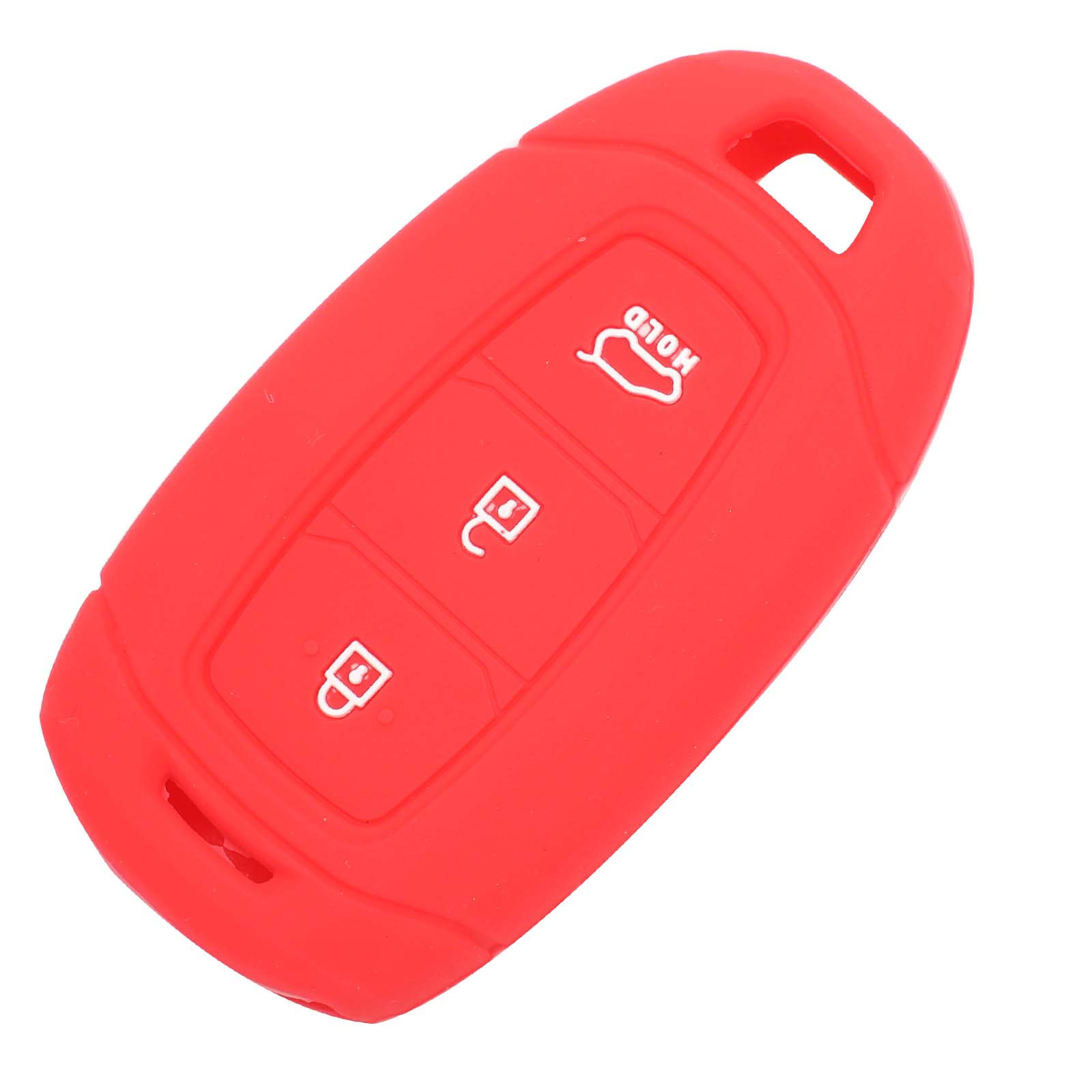 

jingyuqin силиконовый чехол для дистанционного ключа для Hyundai i30 Ix35 Solaris Azera Elantra Grandeur IG Accent Santa Fe Palisade красный