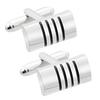 1 Men Wear Cufflinks Drum Shape Pair Banquet Attire Accessories