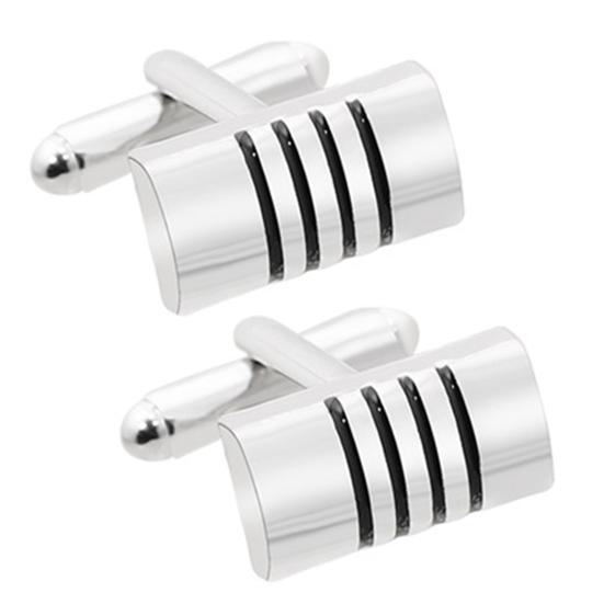 1 Men Wear Cufflinks Drum Shape Pair Banquet Attire Accessories