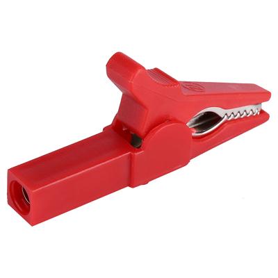 Vollisolierte 55mm Krokodilklemme Testfahrzeug Batteriekabel Drahtklemme (rot)