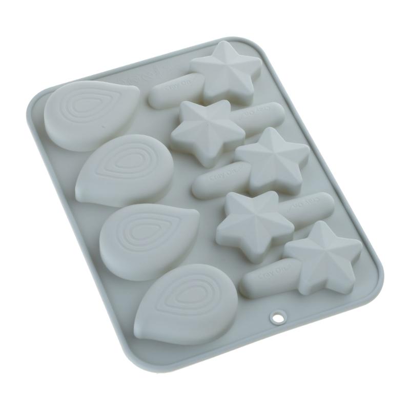 Stampo in Silicone per Pastelli da Pittura Tazza Disegno Bambino Stampo per Cupcake Cioccolato Fondant Strumenti Decorazione Torta Stampini per Pasta di Caramelle