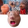 Sing2 Rossi Pig Mask | Adult Latex Headgear | Angry Expression Cosplay