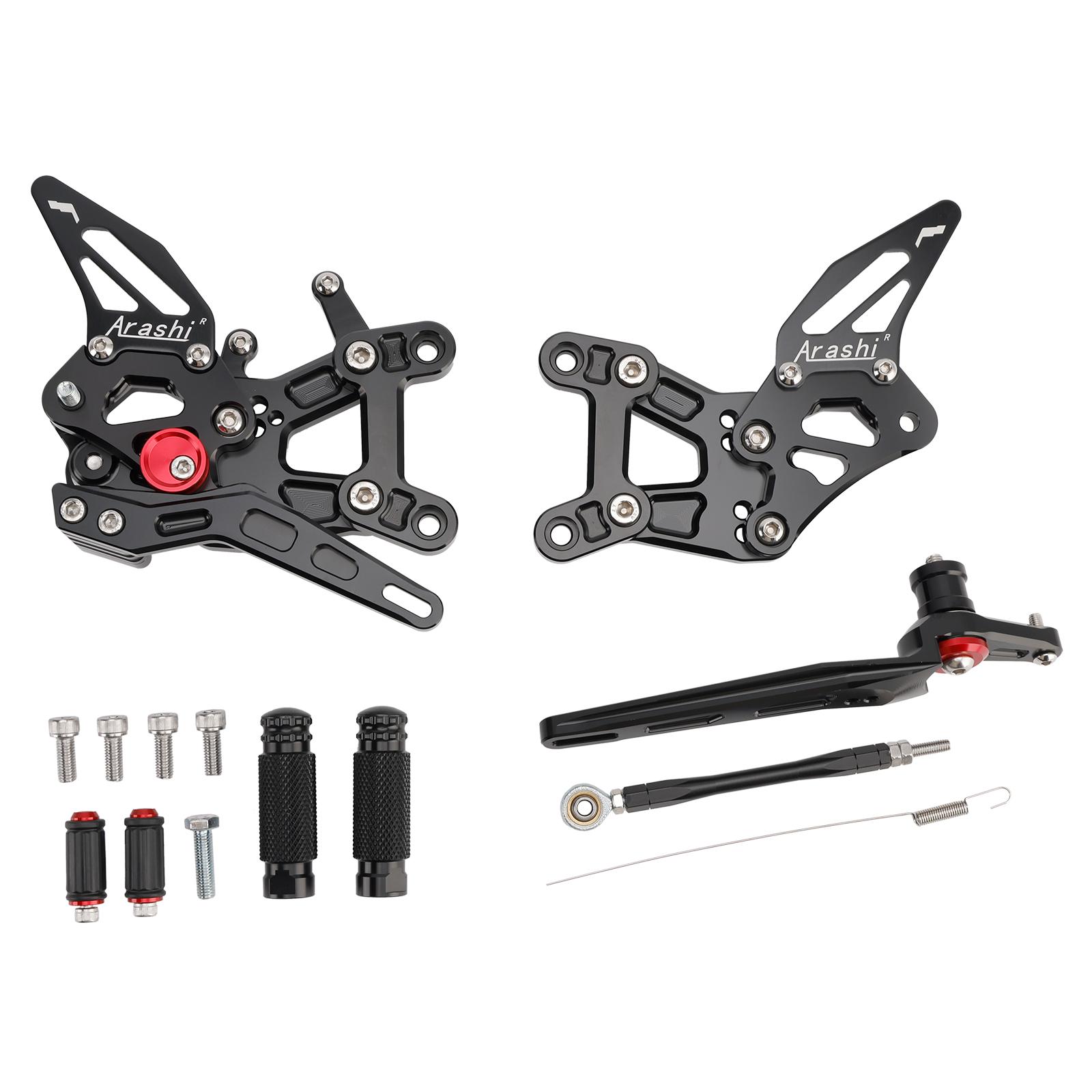

Racing Adjustable Rearsets Foot Pegs For Honda CBR1000RR-R SP 2021-2025 чорний