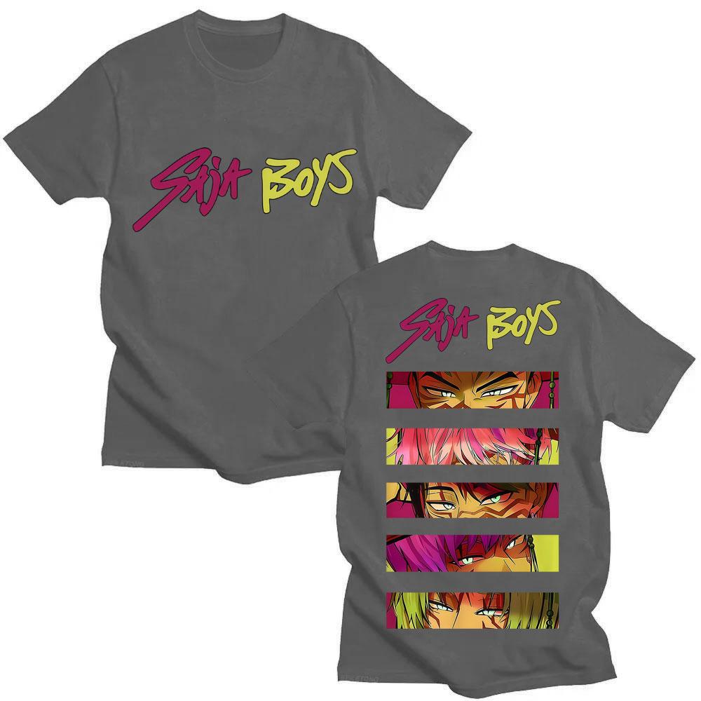 Anime Kpop Demon Hunters Saja Boy T Shirt Vintage Fashion Manga T Shirts Men Women Oversized Cozy Cotton Tee Shirts Streetwear