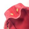 PRADA Logo Canapa SS MINI Bag Tote Bag Hand Bag Canvas Red