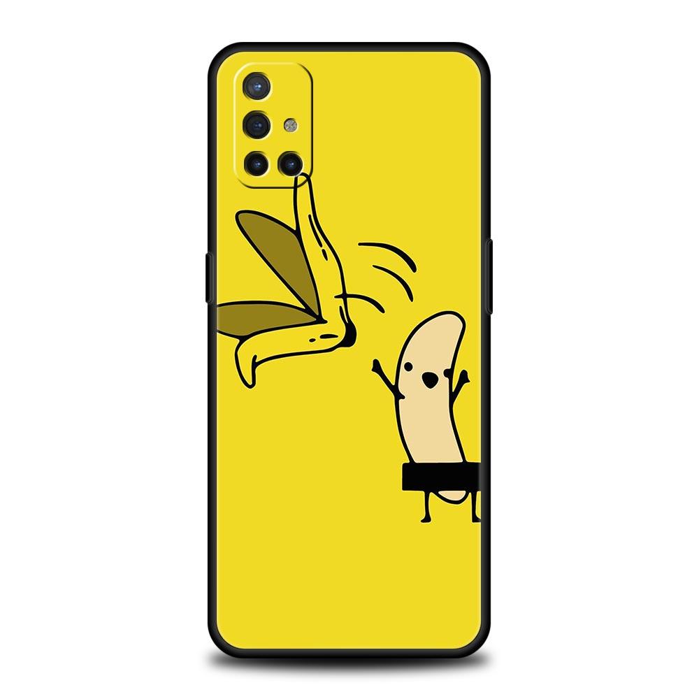 Funny Bite Apple Banana Phone Case For Oneplus 13R 13 12R 11 10T 10R Nord N100 N200 N10 10 9 9R 9RT CE 3 2 Z Pro Soft TPU Cover
