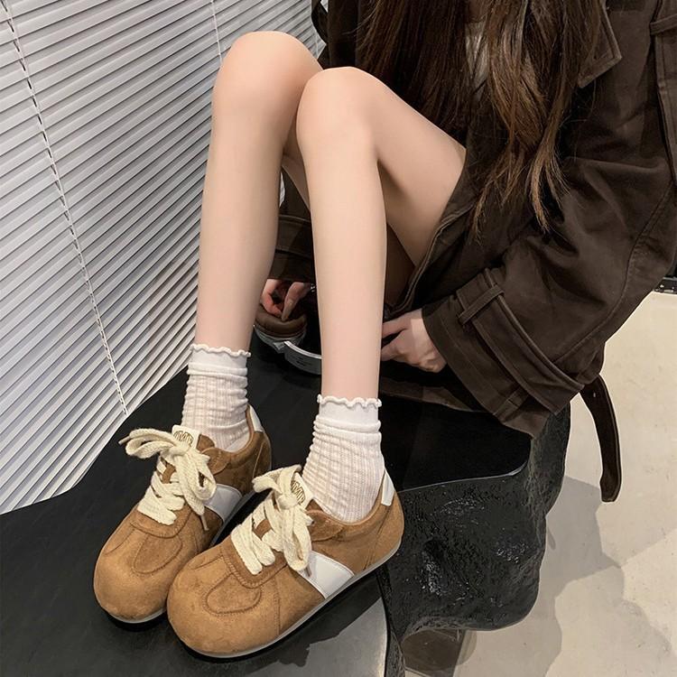 [Uncle Shoes] Forrest Gump Shoes Women's Ugly Moe De Training Shoes 2025 Birken Shoes Platform Sports Board Shoes Boken Single Shoes New
