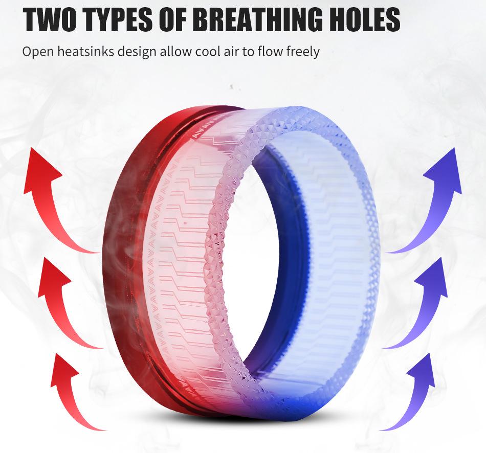 WANGHOI 5D 3.0" Dual-Light Angel Eye Lens, 595mm, White/Yellow with Steering Function